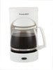 Proctor Silex 12 cups White Coffee Maker