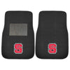 North Carolina State University Embroidered Car Mat Set - 2 Pieces