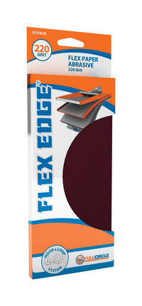 Full Circle FlexEdge 9 in. L X 3.5 in. W 220 Grit Aluminum Oxide Sanding Sheet 10 pk