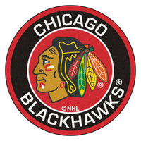 NHL - Chicago Blackhawks Roundel Rug - 27in. Diameter