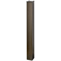 Mail Boss 43 in. Powder Coated Bronze Steel Mailbox Post