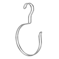 Interdesign 06530 0.7" X 5.8" X 11.6" Chrome Classico Closet Rod Hook (Pack of 4)