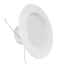 FEIT Electric White 5 in. W Steel LED Recessed Air Tite Trim (Pack of 4)