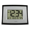 La Crosse Technology 4.2 in.   L X 3 in.   W Indoor Digital Wall Clock Plastic Black/Silver