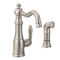 Spot resist stainless one-handle high arc kitchen faucet