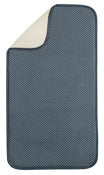 Interdesign 40032 18 X 9 Pewter & Ivory Drying Mat