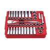 1/2"DRV RATCHET/SOCKET SET MET