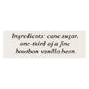 India Tree Gourmet Spices & Specialties Vanilla Sugar  - Case of 6 - 6.3 OZ