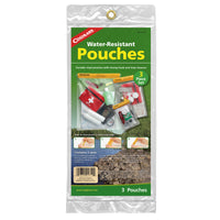 Coghlan's Clear Waterproof Pouch 3 pc