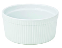 Bia Cordon Bleu Inc 900016 1 Quart White Porcelain Souffle Bowl                                                                                       