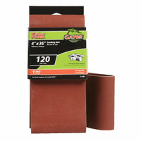 Gator 36 in. L X 4 in. W Aluminum Oxide Sanding Belt 120 Grit Fine 1 pc