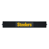 NFL - Pittsburgh Steelers Wordmark Bar Mat - 3.25in. x 24in.