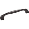 Hickory Hardware Twist Contemporary Arch Cabinet Pull 5-1/16 in. Iron Black 1 pk (Pack of 10)