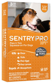 Pro XFT Flea & Tick Treatment, For Dogs 21-39 Lbs.