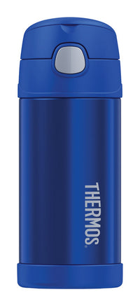 Thermos FUNtainer Blue Stainless Steel BPA Free Vacuum Insulated Bottle 12 oz. Capacity