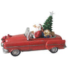 Celebrations Lighted Santa/Snowman Driving Christmas Decor Polyresin 8-3/4 in. 1 pk (Pack of 6)