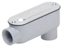 Rigid/IMC Conduit Fitting, Oval Thread Body, Die-Cast Aluminum, 2-In.