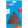 Imperial Blades 3-1/2 in. L X 3-1/2 in. W 240 Grit Emery Triangular Sandpaper 5 pk