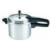 Mirro  Polished Aluminum  Pressure Cooker  4 qt. Black/Silver