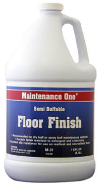 Floor Finish, Semi-Buffable, Gallon