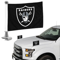 NFL - Las Vegas Raiders Ambassador Car Flags - 2 Pack