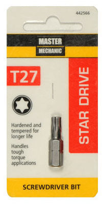 Torx 27 Insert Bit Tip, 1-In.