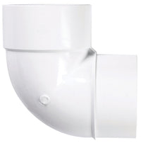 NDS Schedule 35 6 in. Hub each X 6 in. D Spigot PVC Elbow