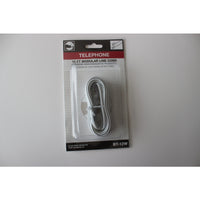 Black Point Products 10 ft. L White Phone Line Cord