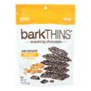 Bark Thins Snacking Dark Chocolate - Peanut with Sea Salt - Case of 12 - 4.7 oz.