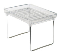 Madesmart 7.06 in. H X 7.72 in. W X 9.5 in. L Clear Stackable Shelf