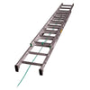 Werner 20 ft. H Aluminum Telescoping Extension Ladder Type II 225 lb. capacity