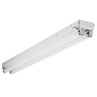 Lithonia Lighting 96 in. L White Hardwired Fluorescent Strip Light