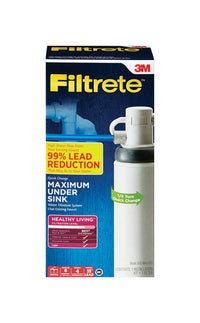 3M Filtrete 0.5 Micron Under Sink Twist & Lock Advanced Water Filtration System