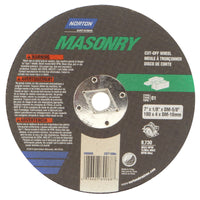 Norton 7 in. D X 5/8 in. Silicon Carbide Diamond Mount Masonry Cut-Off Wheel 1 pc