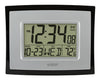 La Crosse Technology 4.2 in.   L X 3 in.   W Indoor Digital Wall Clock Plastic Black/Silver