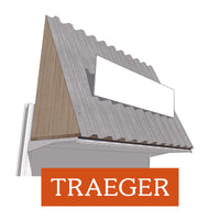 Retail First 38 in. H x 16 in. W x 3 in. L Assorted Traeger Canopy Topper Plastic