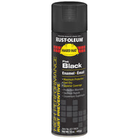 Rust-Oleum Indoor and Outdoor Flat Black Enamel Spray Paint 15 oz