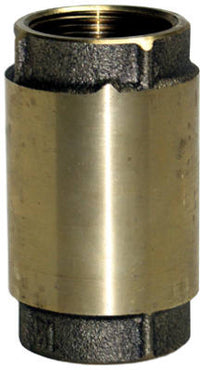 Check Valve, Brass, 1-1/4-In.