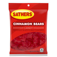 Sathers Cinnamon Gummy Bears 4-1/4 oz. (Pack of 12)