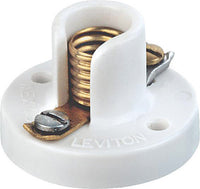 Leviton Plastic Miniature Base Keyless Socket 1 pk (Pack of 10)