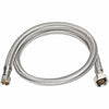 Homewerks 3/8 in. Flare X 1/2 in. D FIP 20 in. Braided Stainless Steel Faucet Supply Line