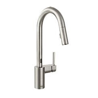 Spot resist stainless one-handle high arc pulldown kitchen faucet