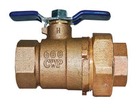 Watts 1 in. Brass FIP Union Ball Valve Full Port