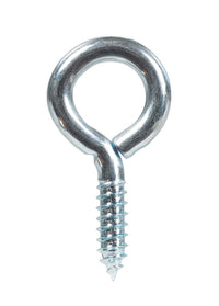 Hampton 11/32 in. Dia. x 2-5/8 in. L Zinc-Plated Steel Screw Eye 200 lb. 20 pk (Pack of 20)