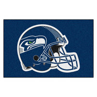 NFL - Seattle Seahawks Helmet Rug - 19in. x 30in.