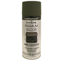 Premium Decor Spray Paint, Camouflage Forest Green, 12-oz.