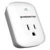 Monster Just Power It Up 0 ft. L 1 outlets Surge Protector White 1200 J