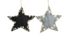 Decoris  LED Fabric Star  Christmas Decoration  Assorted  Polyester  1 pk