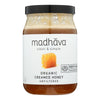 Madhava Honey Organic Raw Honey - Case of 6 - 22 oz.