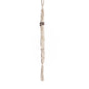 Primitive Planters White Cotton 42 in. H Brown Beaded Plant Hanger 1 pk (Pack of 6)